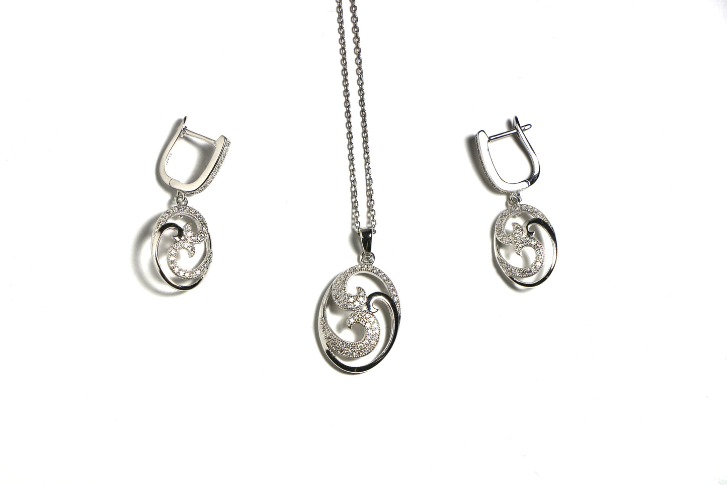 Zirkon Taşlı Set