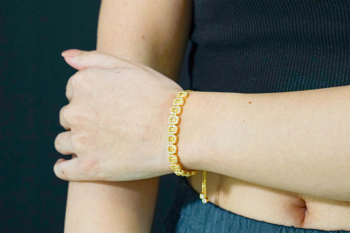 Zirkon Taşlı Bileklik