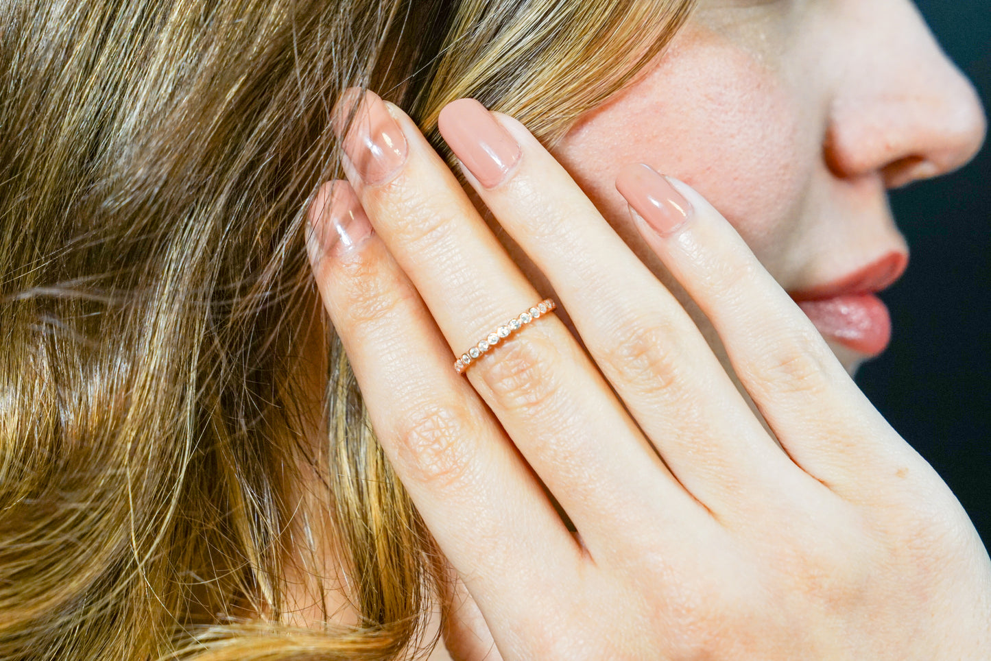 Parlak Zirkon Taşlı Yüzük