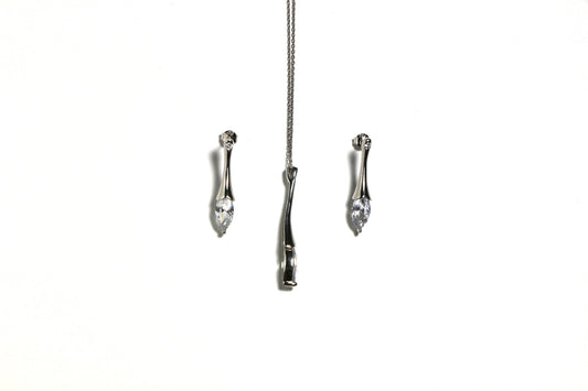 Zirkon Taşlı Set