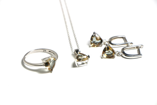Zirkon Taşlı Set